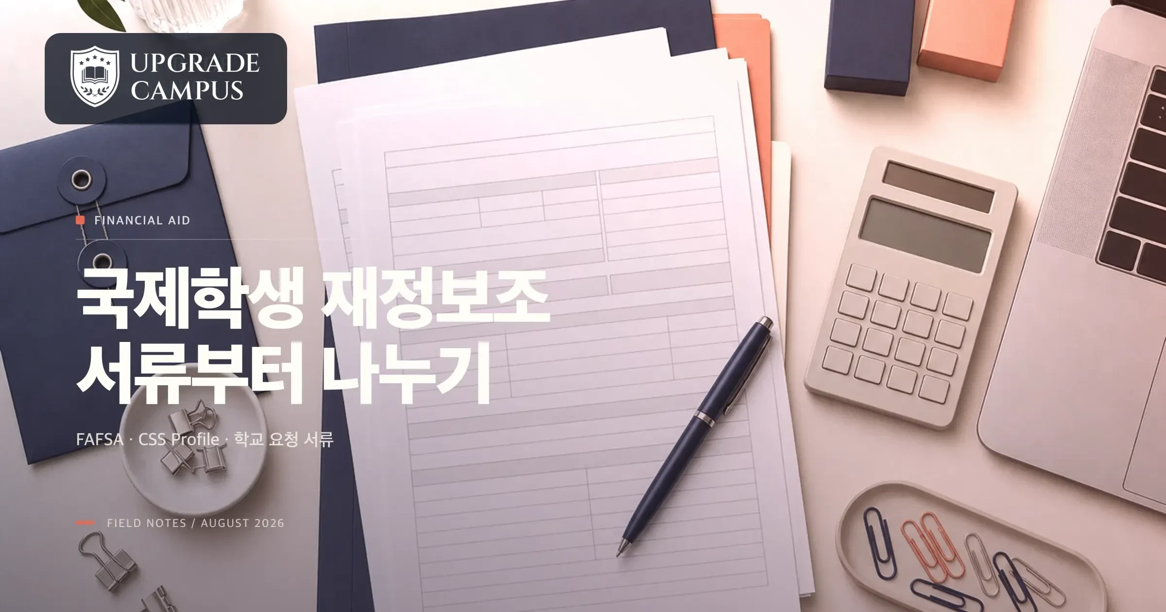 미국대학 국제학생 재정보조, CSS Profile 전에 학교별 기준부터 확인하는 법