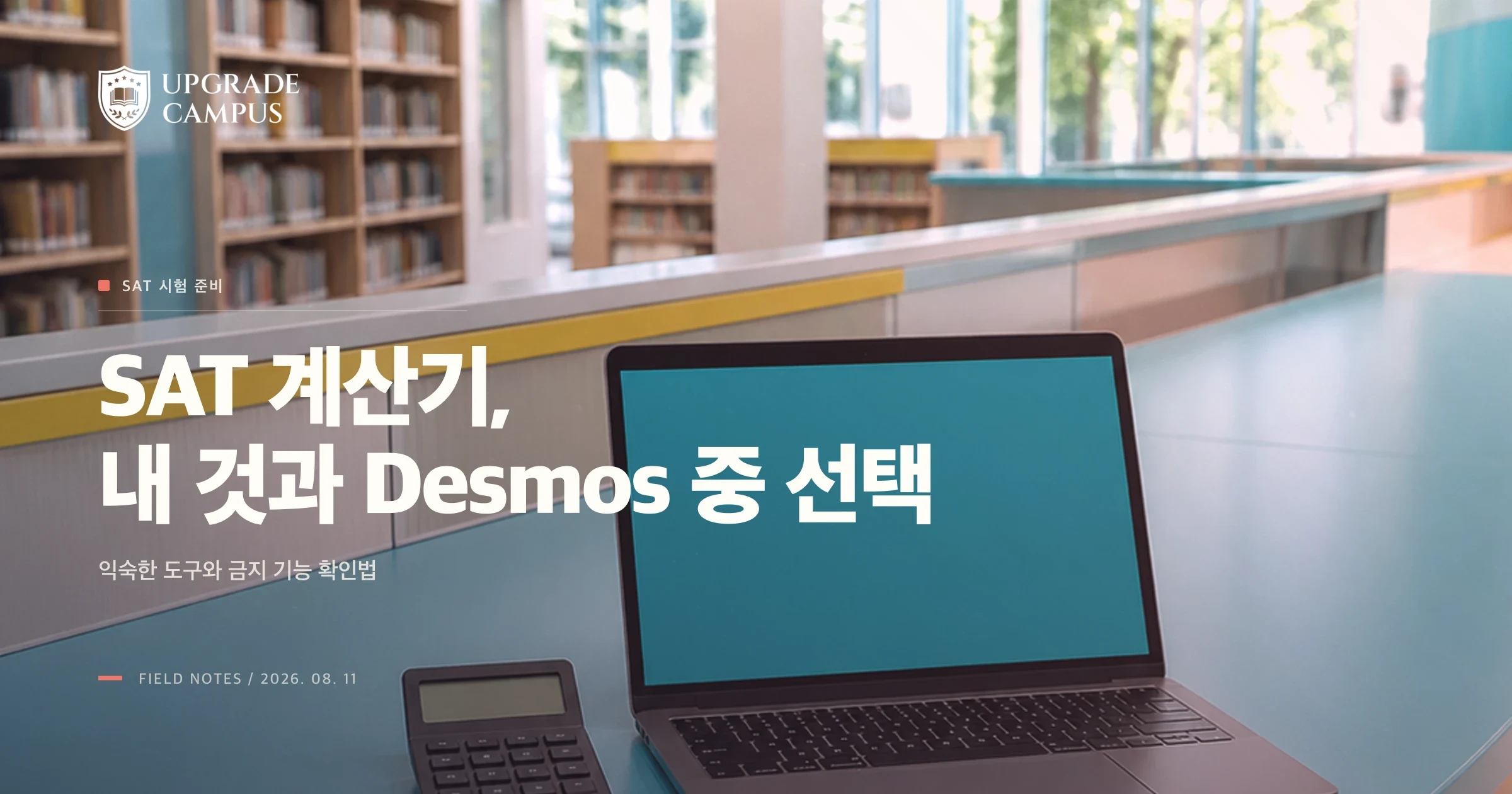 미국 대학입학시험(SAT) 계산기, 내 것을 가져갈까? 화면의 Desmos를 쓸까?
